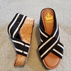 New wedge heeled sandals